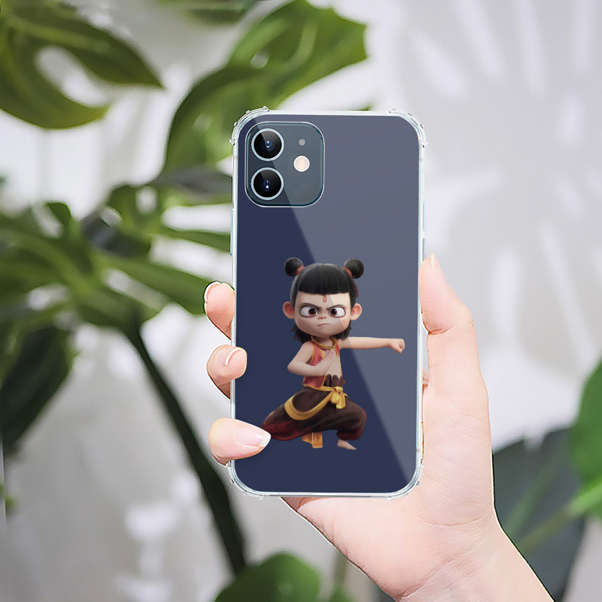 （画像用） Ne Zha 2 ナタ 魔童の大暴れ 【iPhone 12シリーズ対応】透明スマホケース（クリアソフトケース）